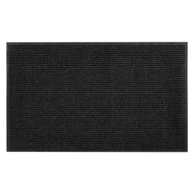 VEVOR Front Door Mat, 8 x 4 ft Commercial Floor Mat for Indoor and Outdoor, Stylish Striped Industrial Carpet with PVC Backing