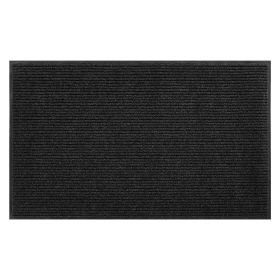 VEVOR Front Door Mat, 5 x 3 ft Commercial Floor Mat for Indoor and Outdoor, Stylish Striped Industrial Carpet with PVC Backing