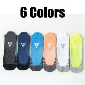 6 Pairs Compression Crew Running Socks Athletic Socks For Men With Cushion Work Hiking Basketball Sport Socks Pairs (Option: Men)